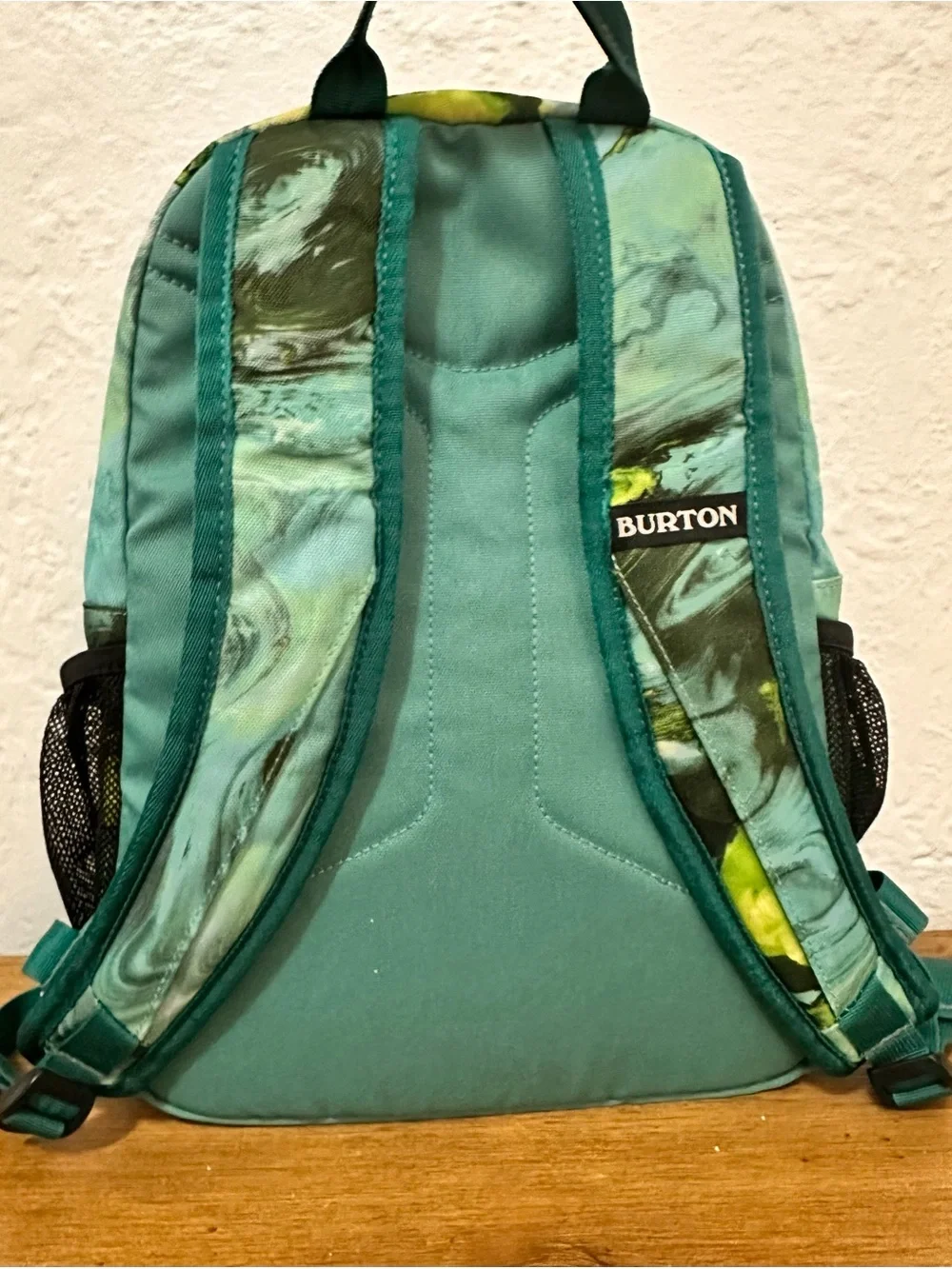 Burton Teal Marble Print Backpack